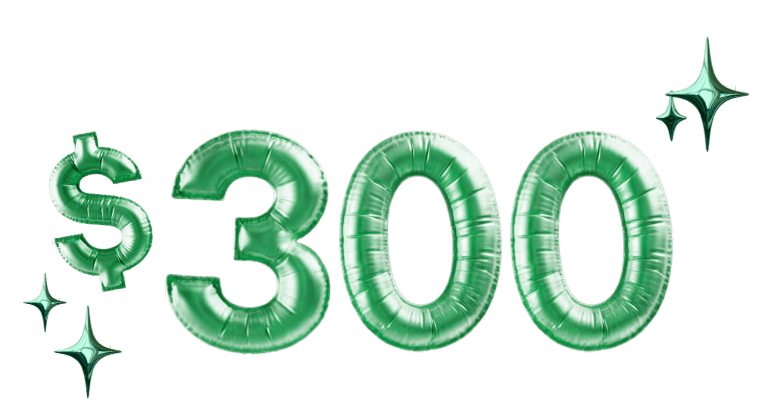 $300 bonus